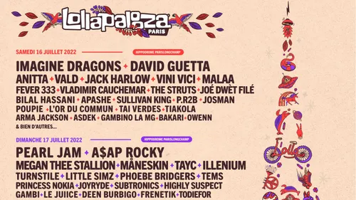 David Guetta, Anitta... Lollapalooza Paris dévoile sa programmation
